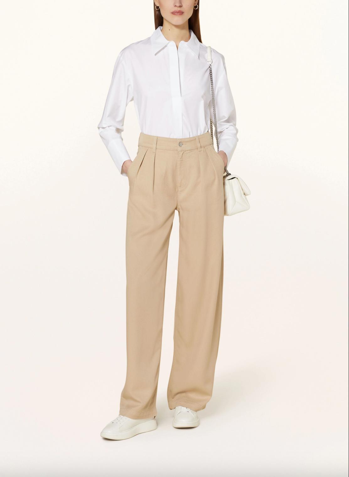Hugo Boss Beige C_Tanjura-W Trousers Product Image