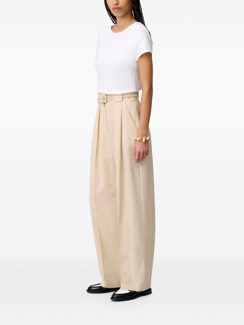 pleat-detail trousers    Product Image
