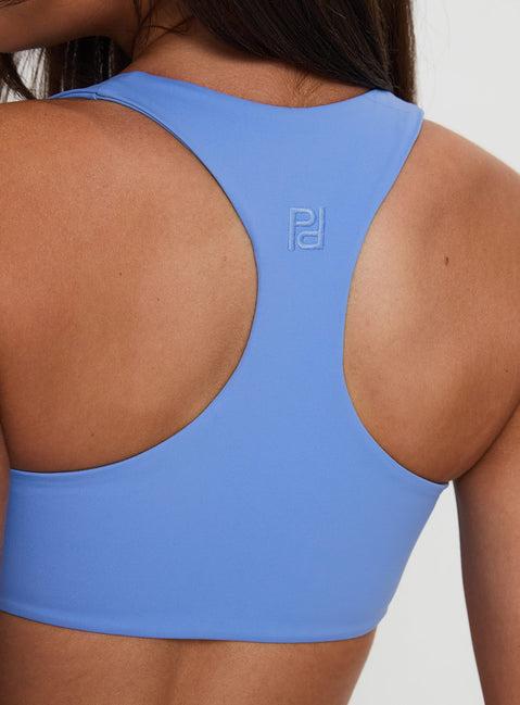 Pulse Active Halter Crop Blue Product Image