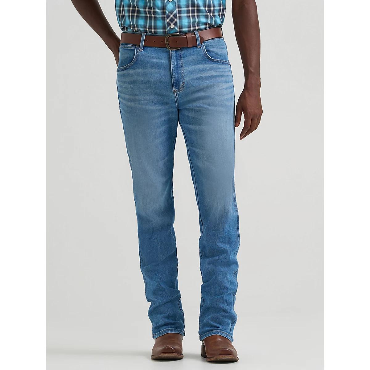 Men's Wrangler Retro® Slim Fit Straight Leg Jean | Men's JEANS | Wrangler® Product Image