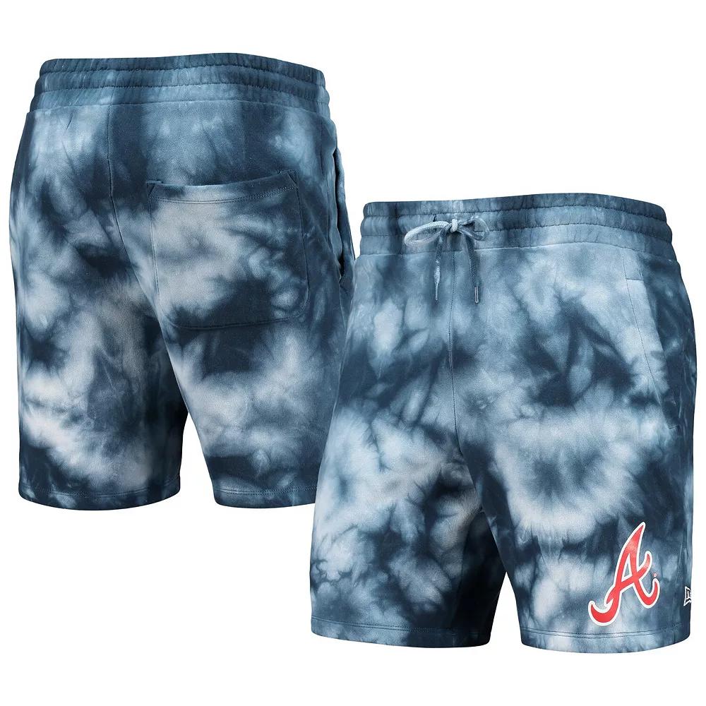 Men's New Era Navy Atlanta Braves Team Dye Shorts,  Product Image