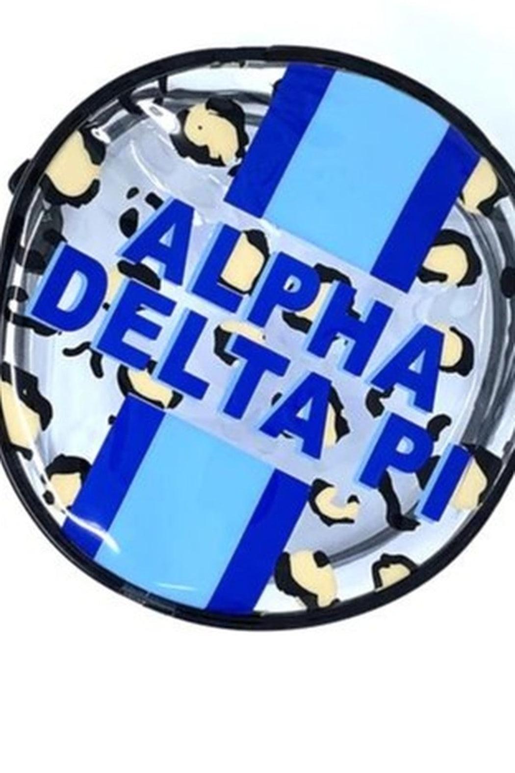 Sorority Cheetah Stripe Cosmetic Bag Product Image