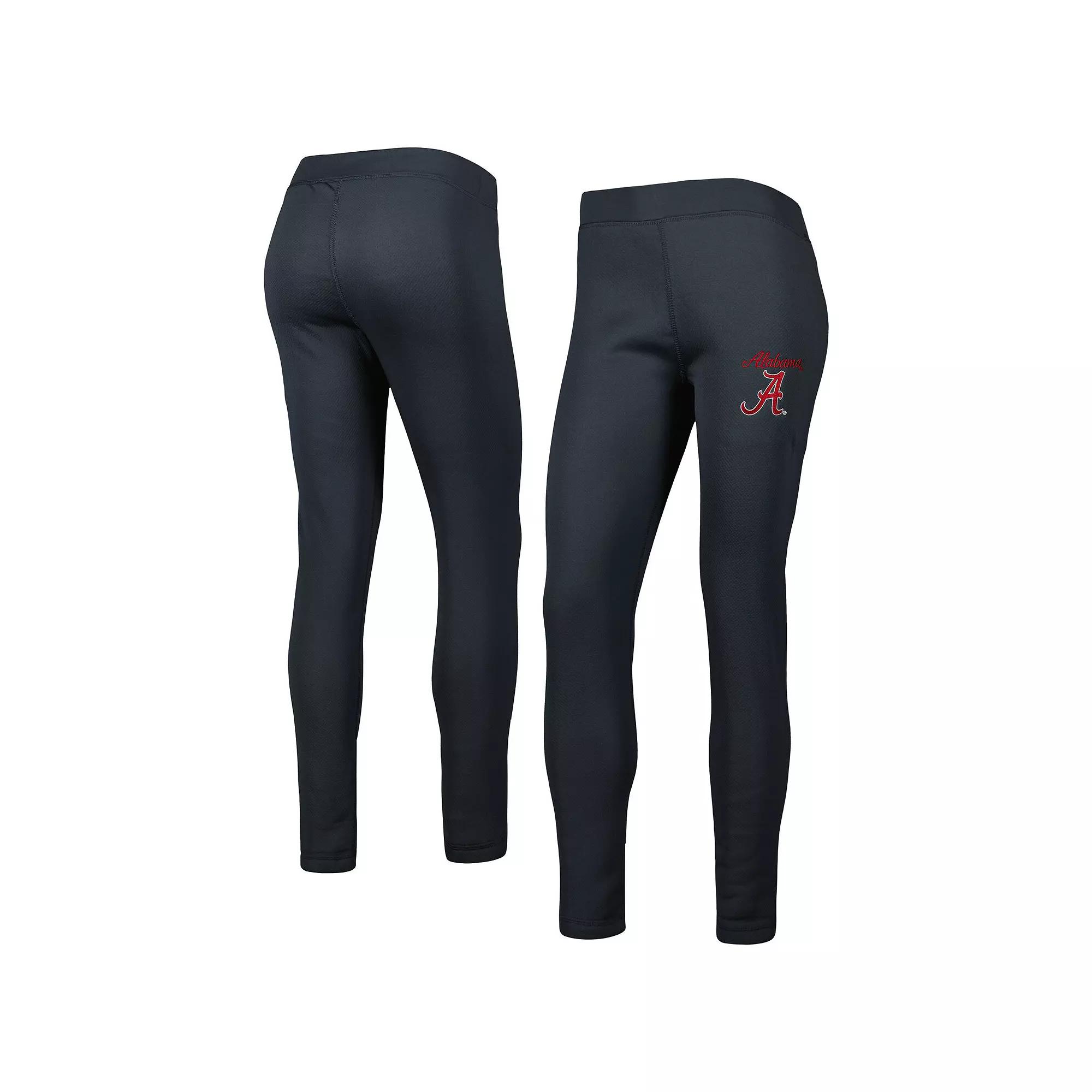 Women's Concepts Sport Charcoal Alabama Crimson Tide Upbeat Sherpa Leggings, Size: Large Product Image