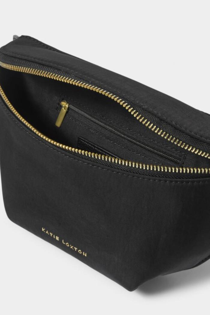 NYLON-LUX BELT BAG Black Product Image