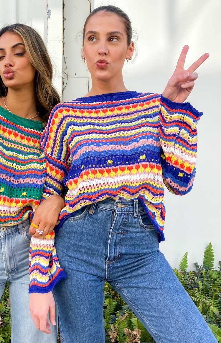 Long Weekend Sweater Blue Product Image