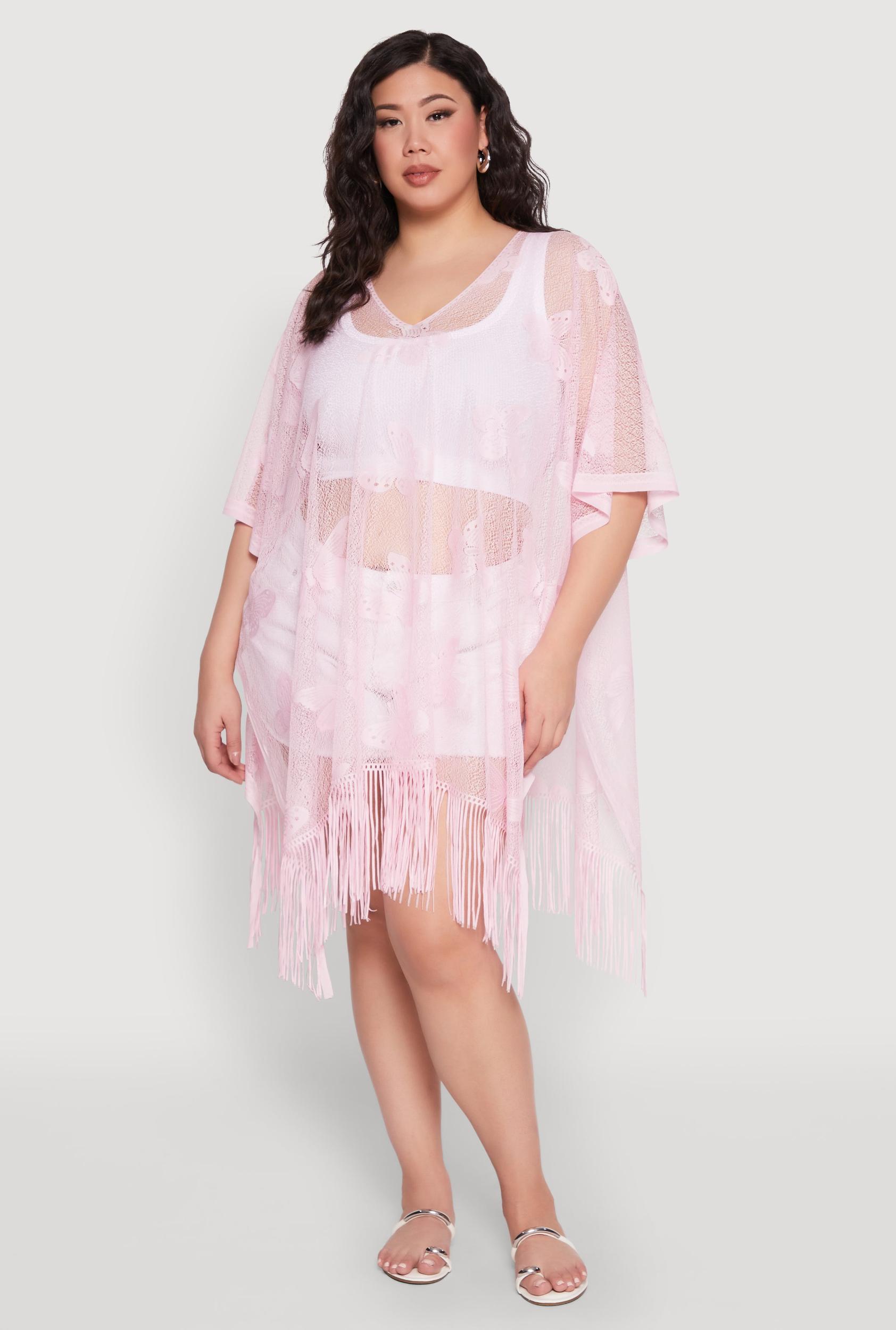 Butterfly Fringe Swim Cover Up Female Product Image