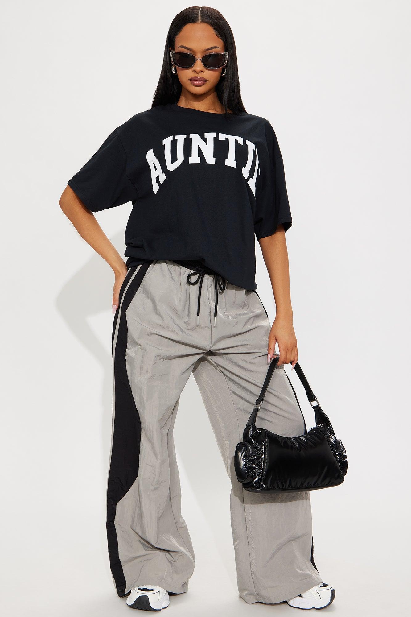 Auntie Club Oversized Tee - Black Product Image