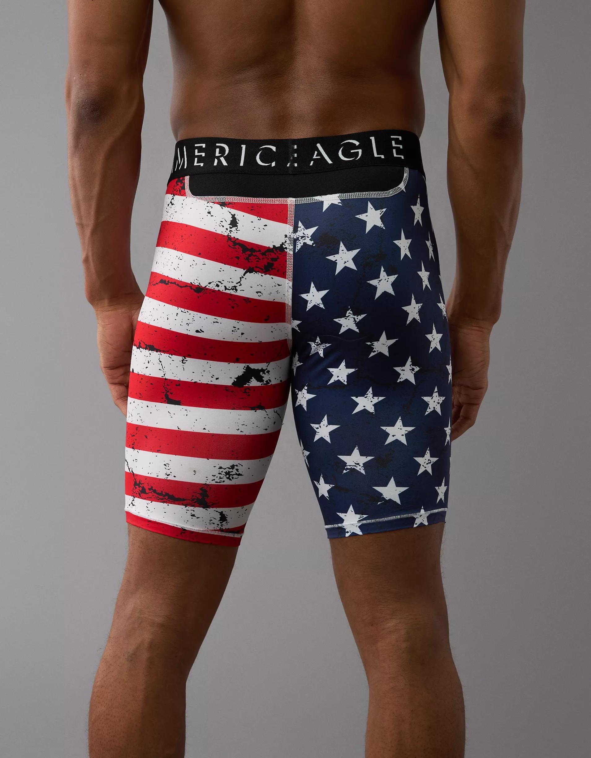 AEO USA Stars and Stripes 8" Flex Boxer Brief Product Image