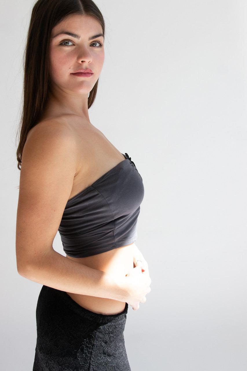 Bow Cinch Tube Top Product Image