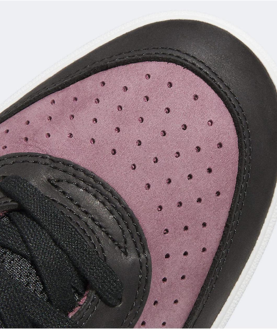 adidas Tyshawn II Shadow Fig, Core Black, & Charcoal Solid Grey Skate Shoes Product Image