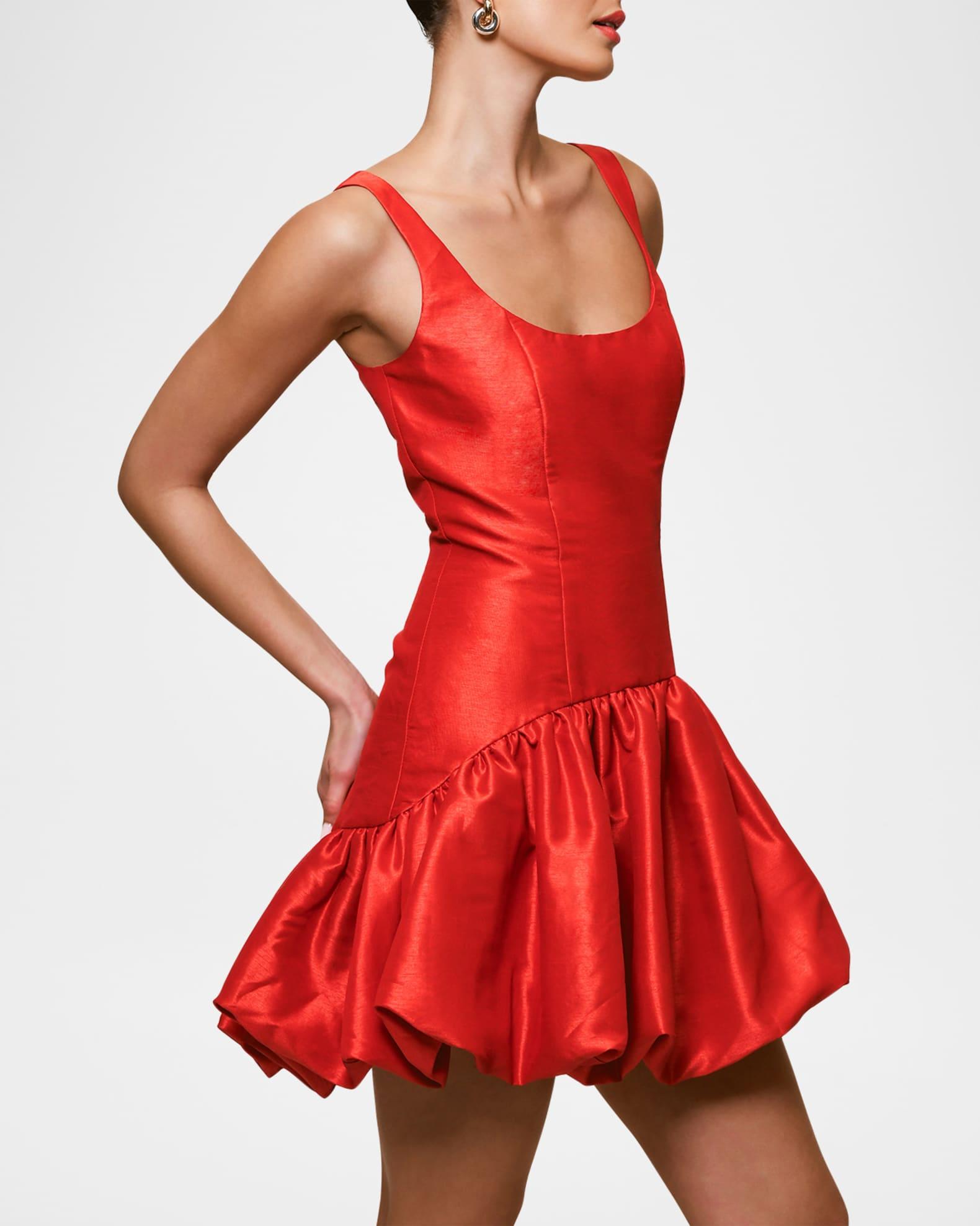 Lowry Drop-Waist Bubble Mini Dress Product Image