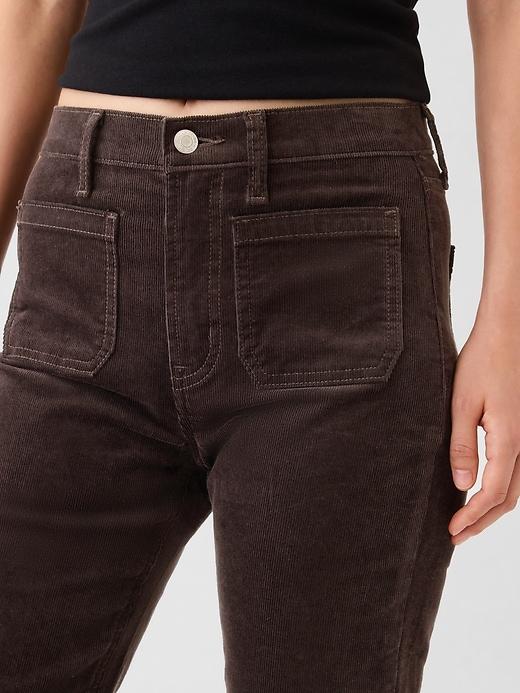 High Rise Corduroy '70s Flare Pants Product Image