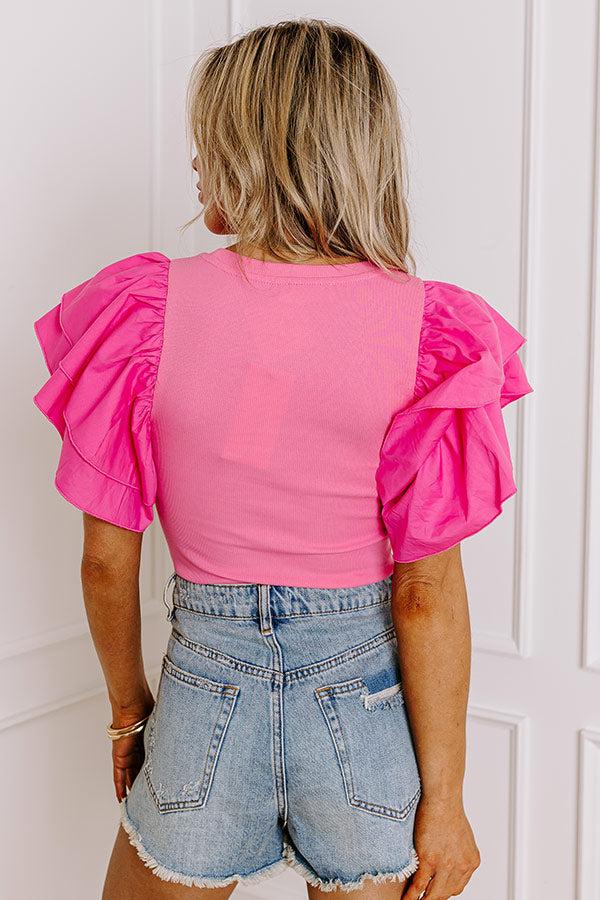 Keen On You Bodysuit in Bubblegum Pink Product Image