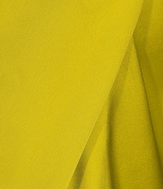 Alex Marie Miranda Satin Mock Neck Cap Sleeve Blouse Product Image