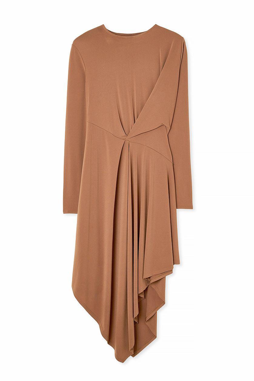 Draped Midi Dress Product Image