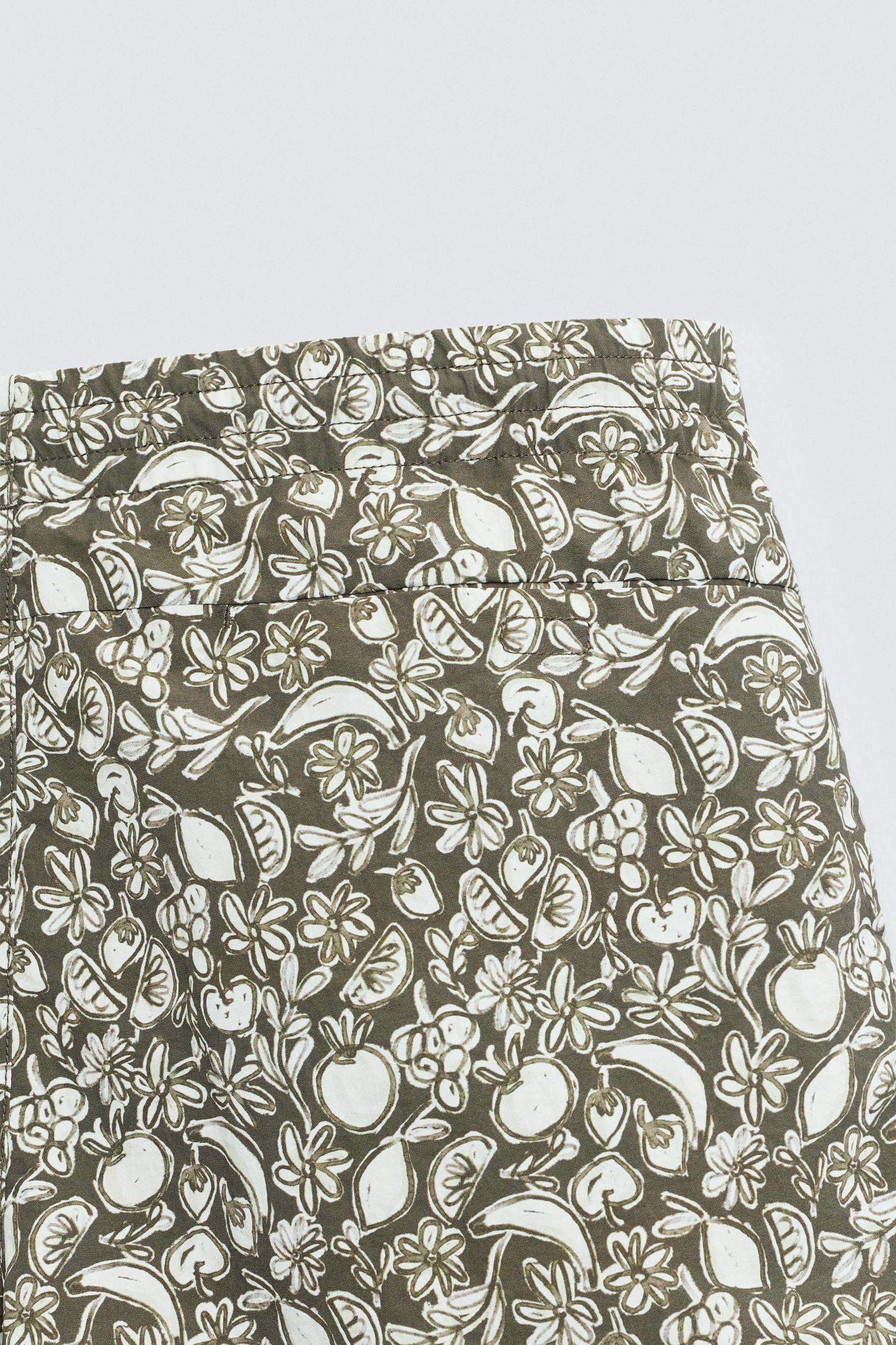 FRUIT PRINT MID-LENGTH SWIMSUIT Product Image