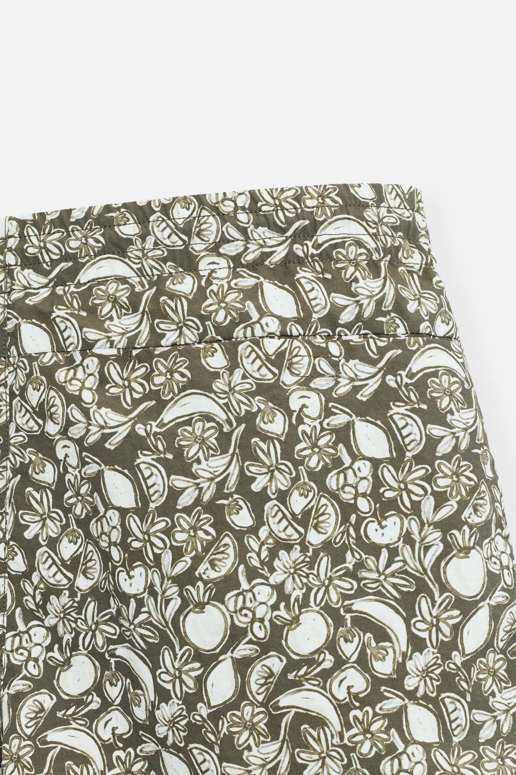 FRUIT PRINT MID-LENGTH SWIMSUIT Product Image