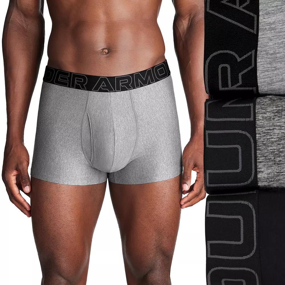 Men's Under Armour 3-pack Performance Tech 3-in. Boxer Briefs,  Product Image