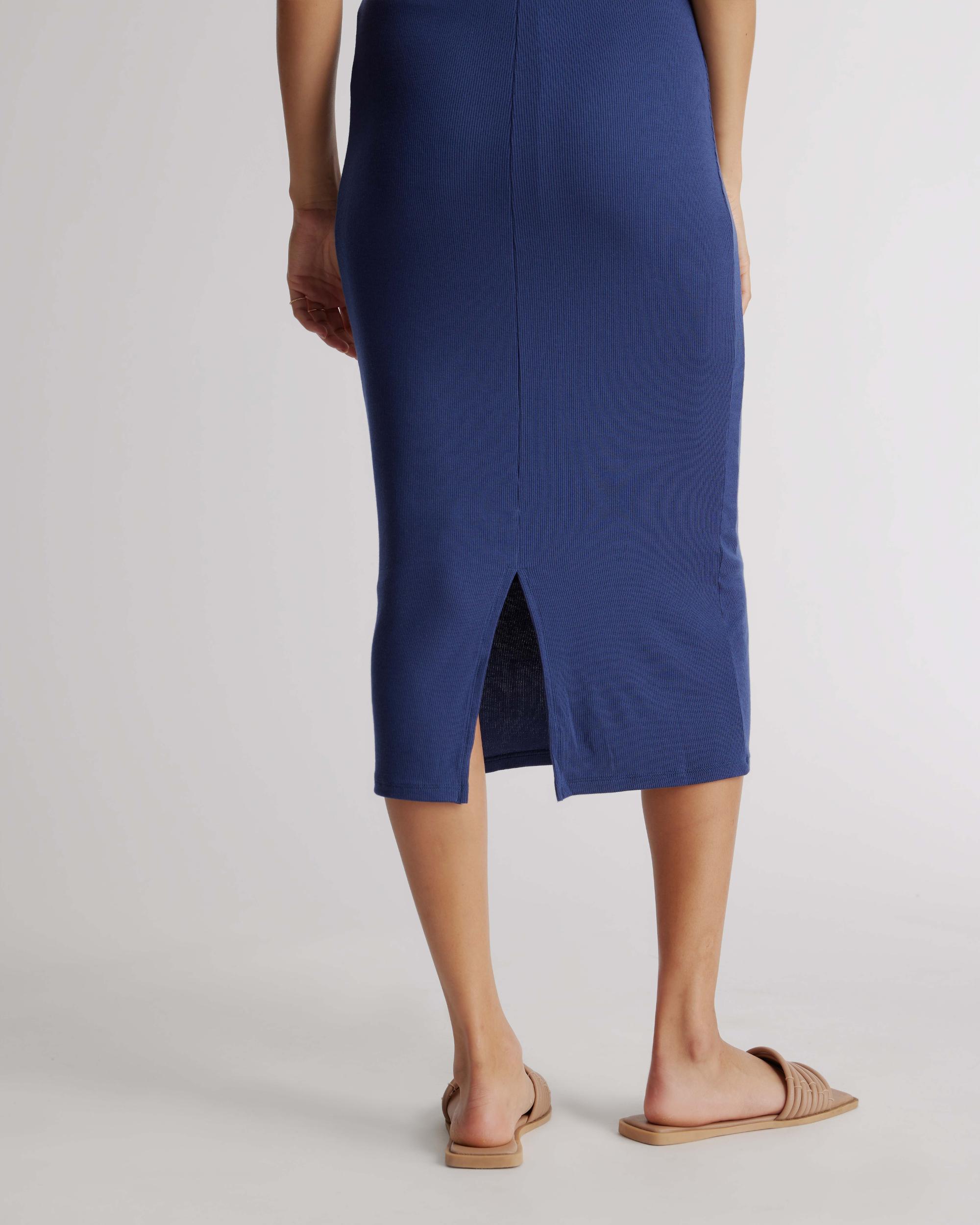 Quince | Women's Tencel Rib Knit Sleeveless Dress Size XS Product Image