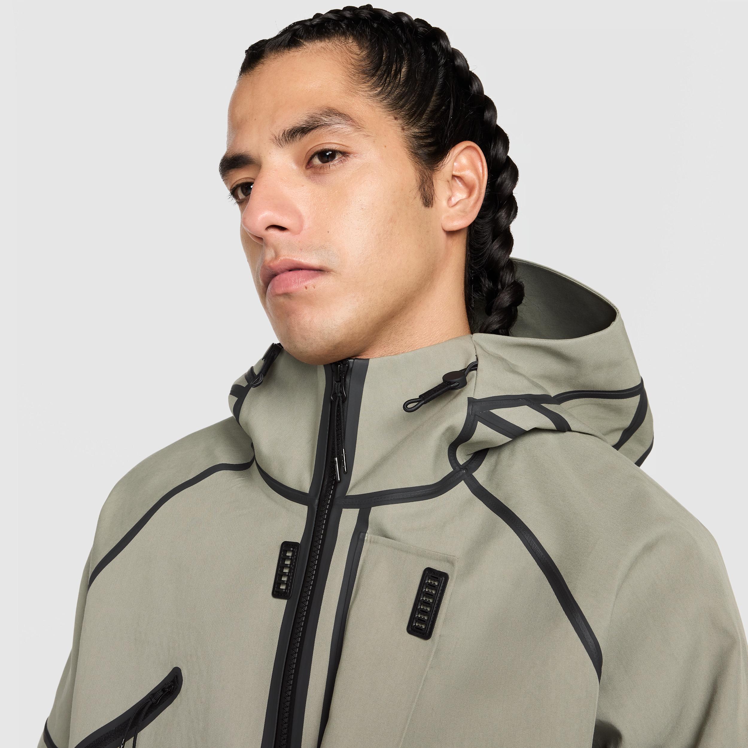 Nike Mens Tech Storm-FIT Hooded Rain Jacket | HM9473-320 Product Image