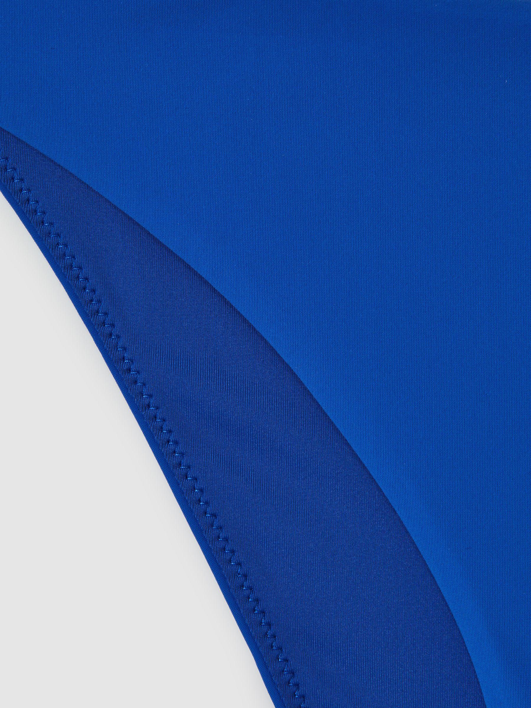 High Rise Bikini Bottoms in Cobalt Blue Product Image