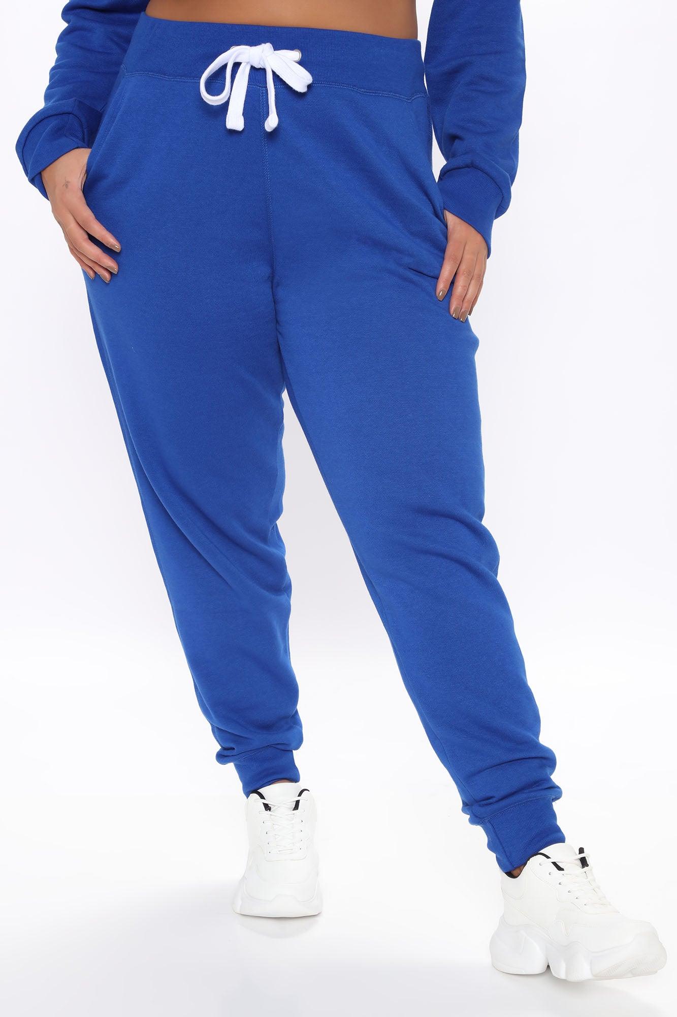 Relaxed Vibe Joggers - Blue Product Image