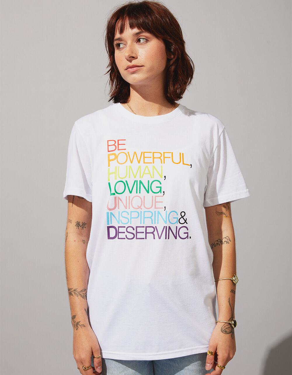 THE PHLUID PROJECT Be Phluid Pride Tee - WHITE Product Image