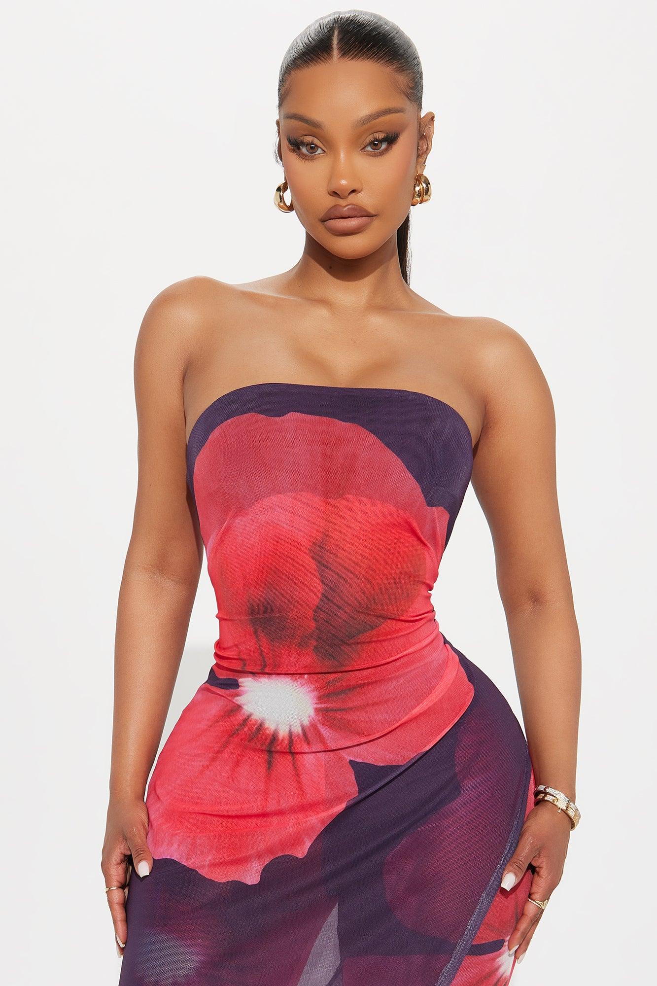 Meant To Be Mesh Jumpsuit - Purple/combo Female Product Image