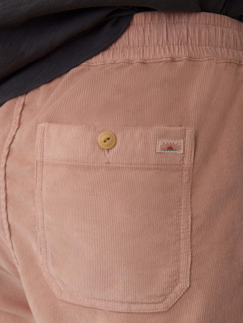 Corduroy Drawstring Utility Short - Coral Dawn Product Image