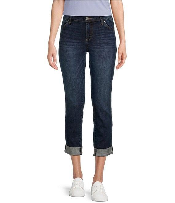 KUT from the Kloth Catherine Roll-Up Cuff Boyfriend Jeans Product Image