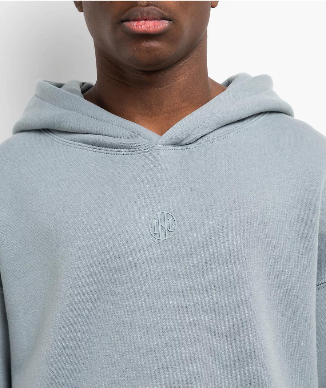 Ninth Hall Fundamental Blue Boxy Hoodie Product Image
