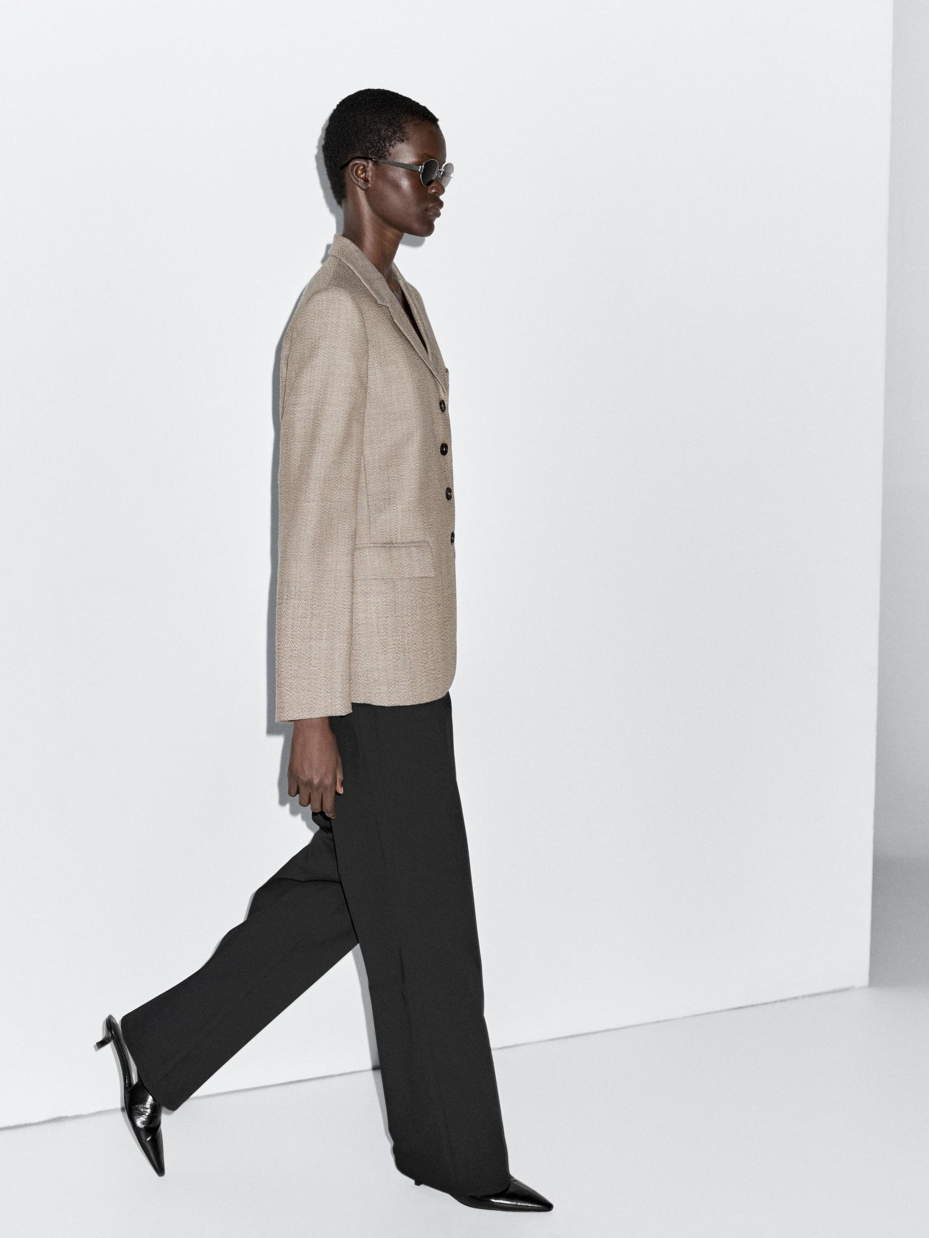 Flecked 100% wool blazer Product Image