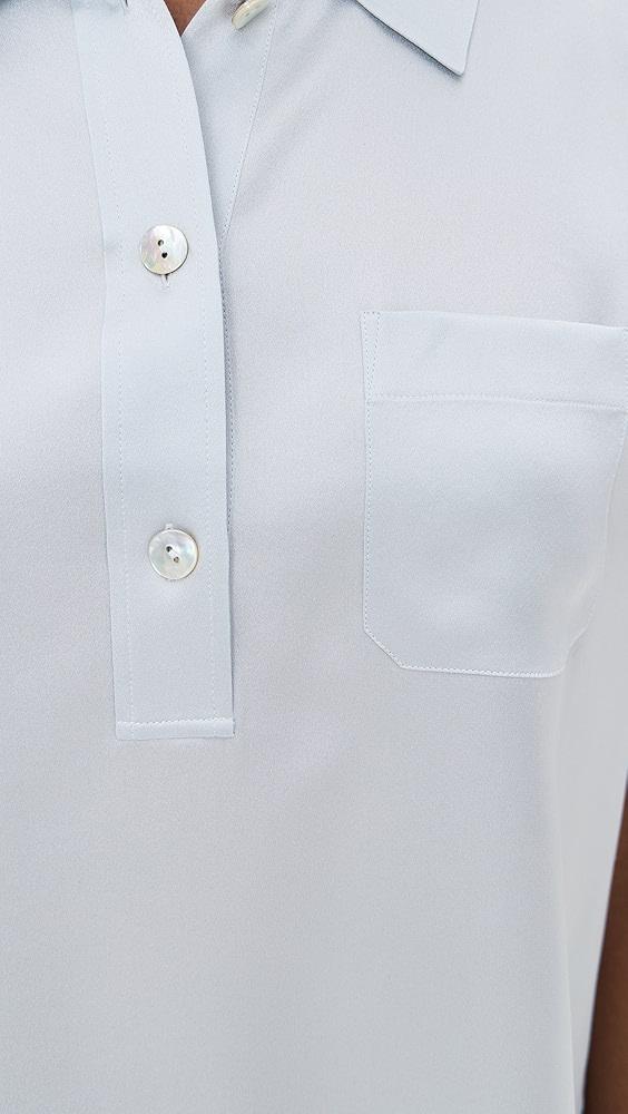 Vince Silk Polo | Shopbop Product Image