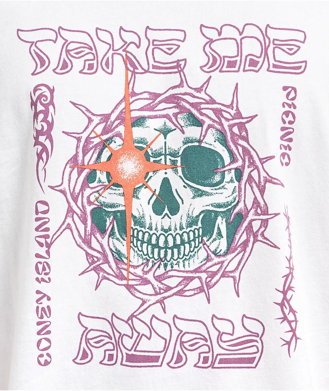 Coney Island Picnic Take Me Away White T-Shirt Product Image