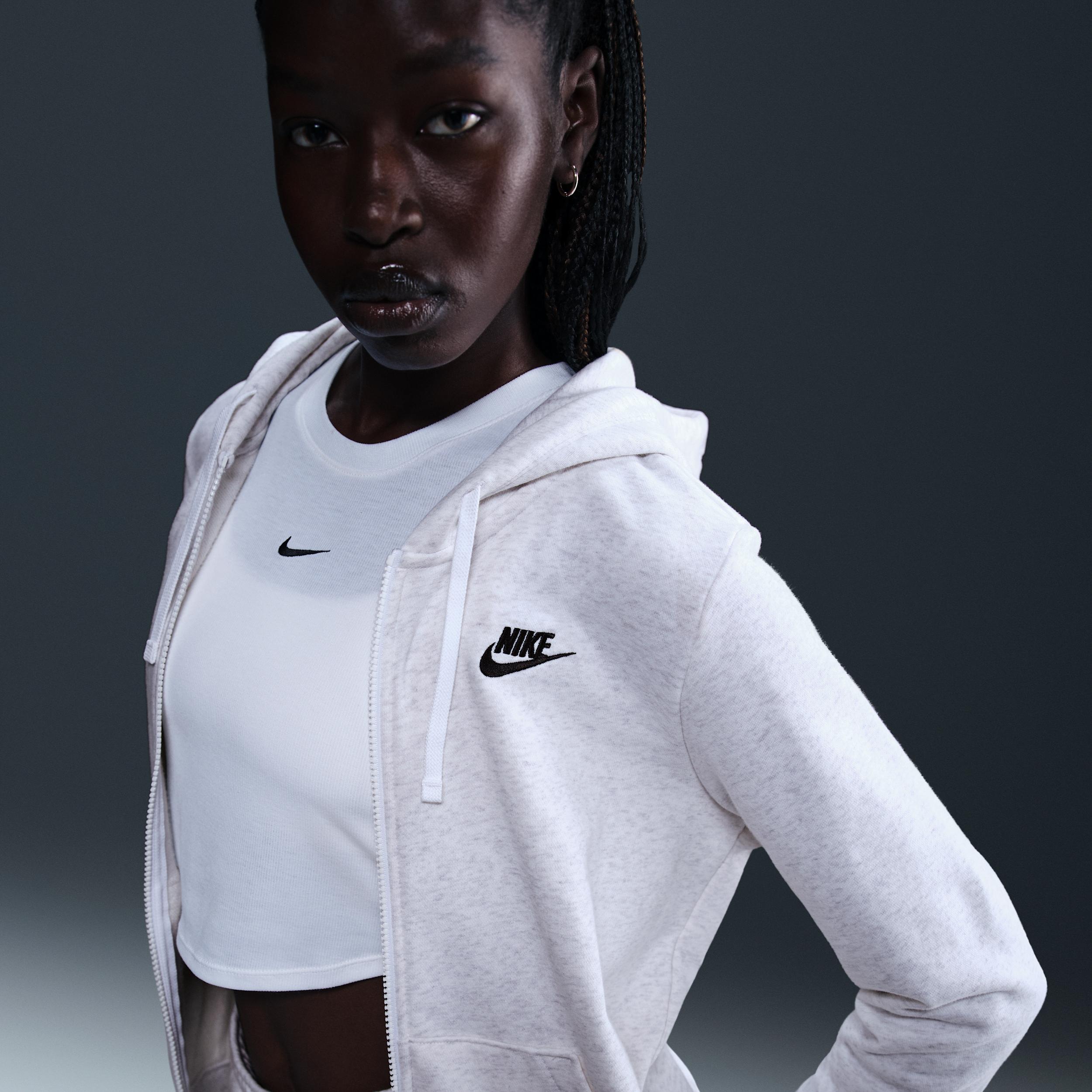 Women's Nike Sportswear Club Fleece Full-Zip Hoodie Product Image