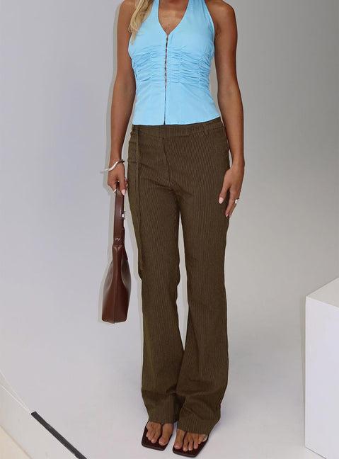 Winika Pants Brown Product Image