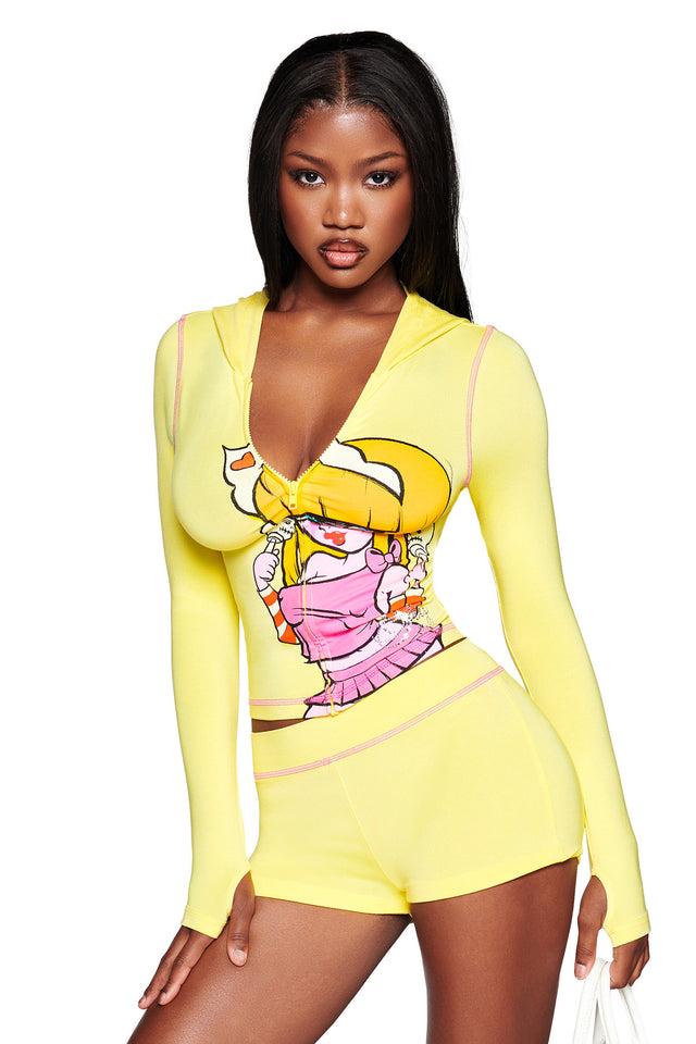 FAFI BLARE SHORT - YELLOW Product Image