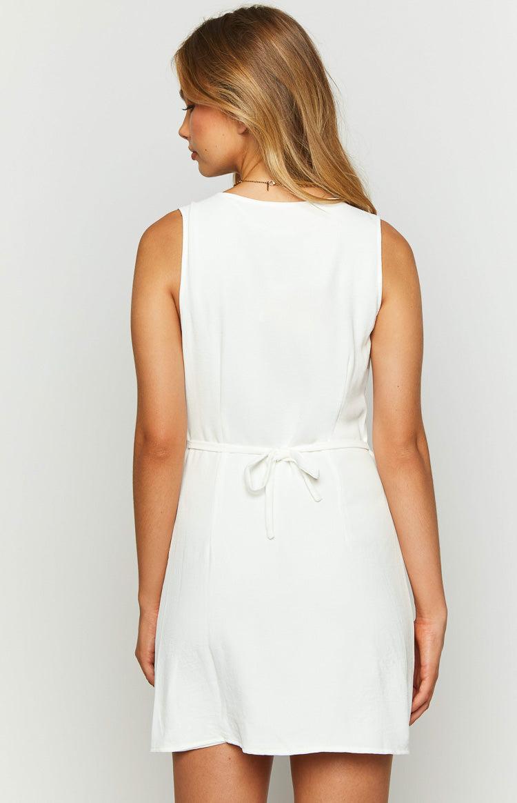 Maurice White Button Up Mini Dress Product Image