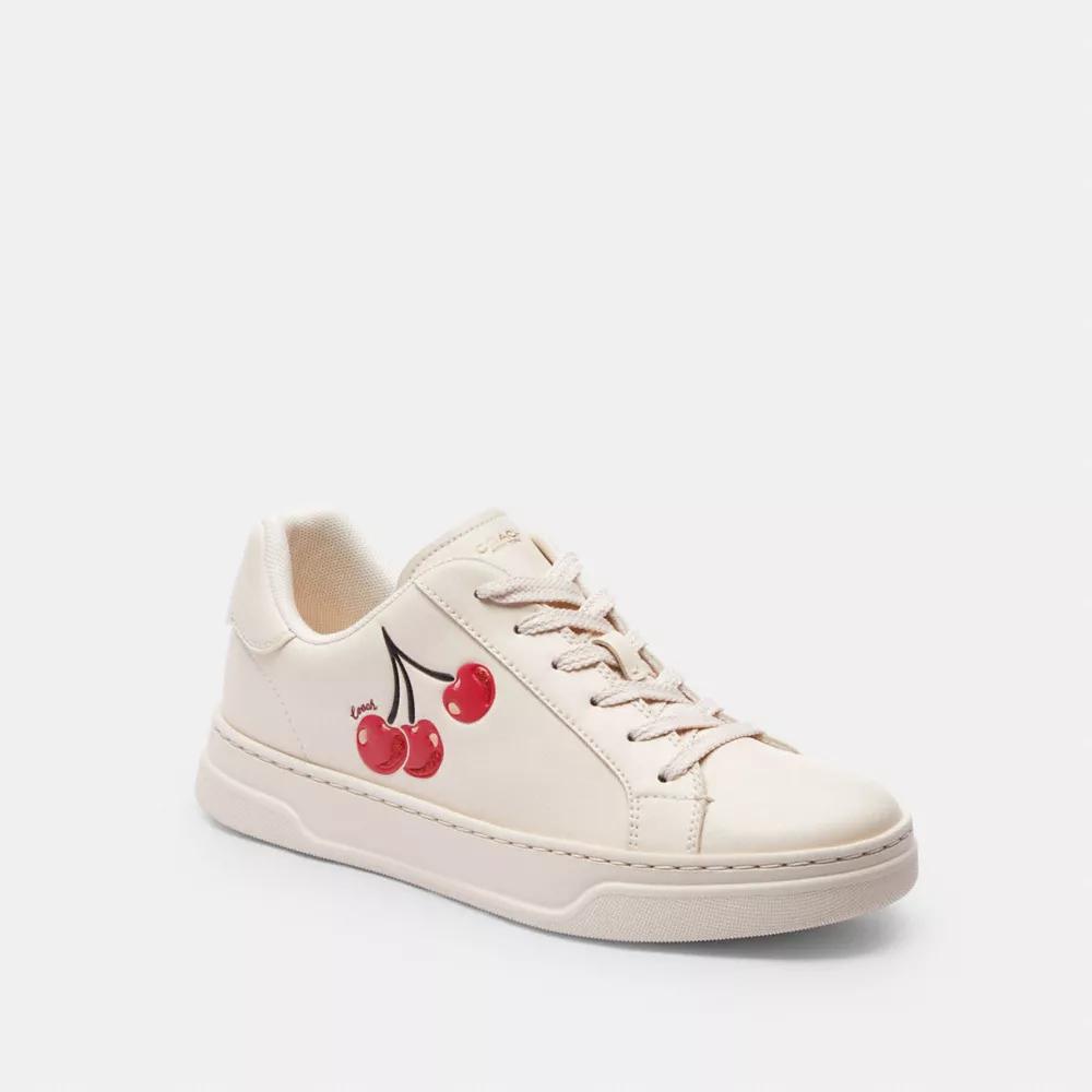 High Line Sneaker With Cherry Print Product Image