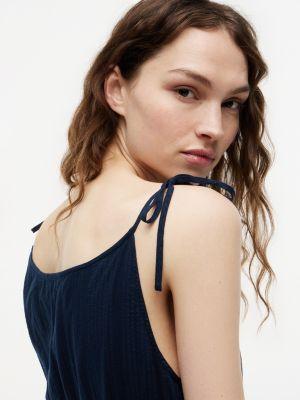 Tiered Seersucker Midi Dress Product Image