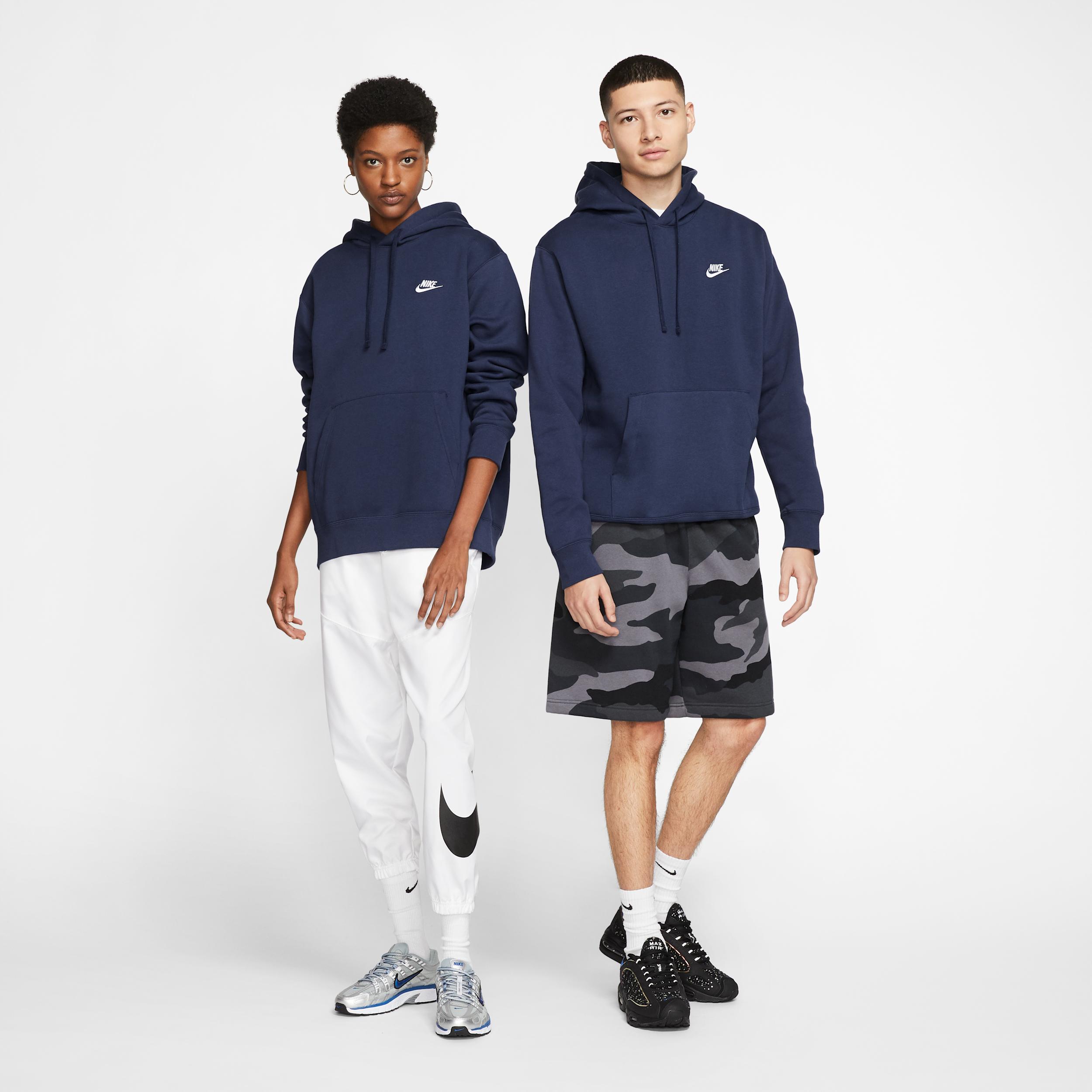 Mens Nike Sportswear Club Fleece Pullover Hoodie | BV2654-410 Product Image