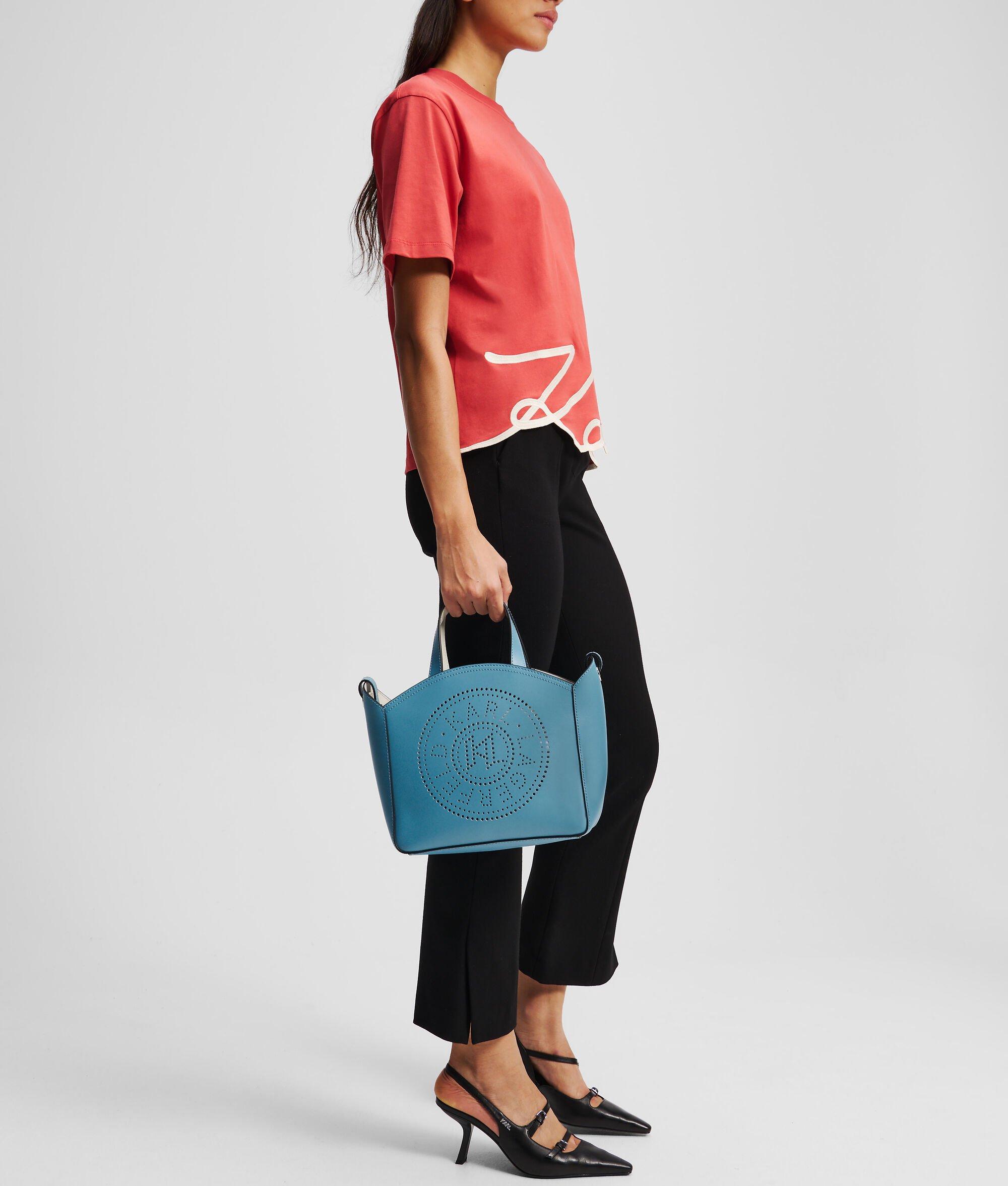 K/CIRCLE PERFORATED SMALL TOTE BAG Product Image