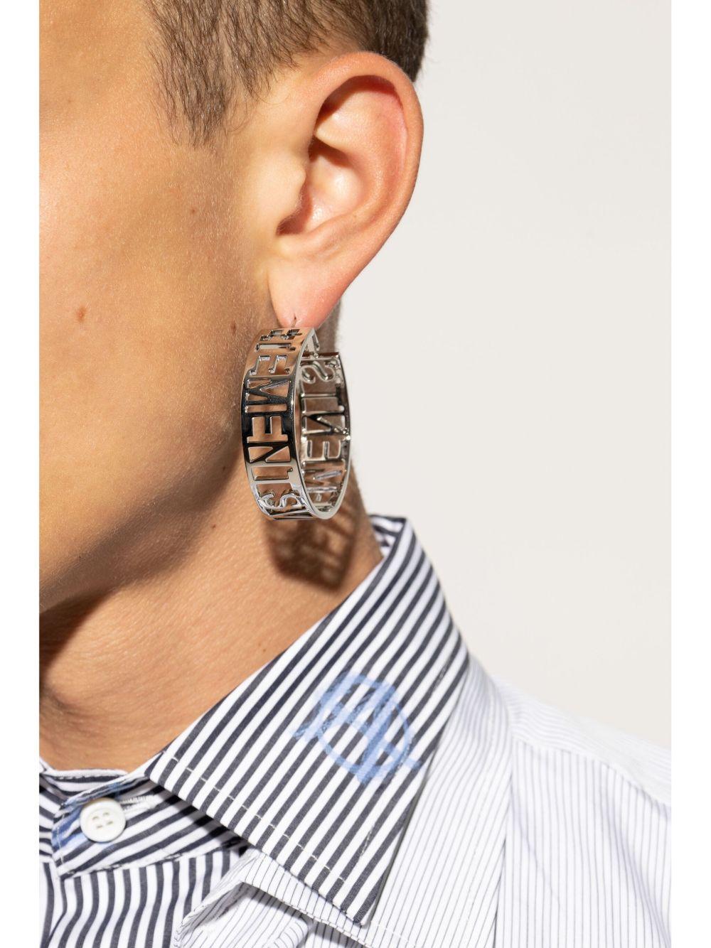 cut-out logo earrings Product Image