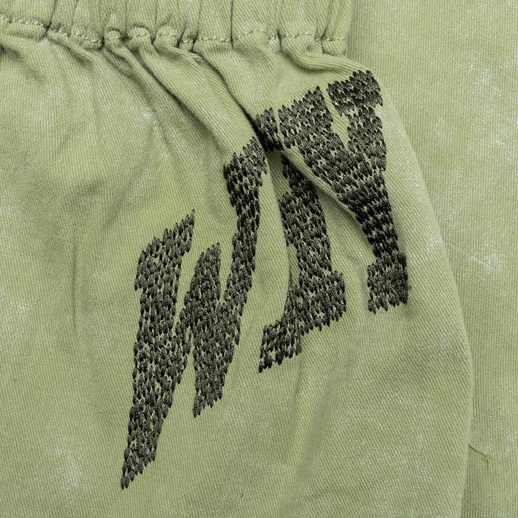 Twill Cargo Wide Leg Pant - Green Male Product Image