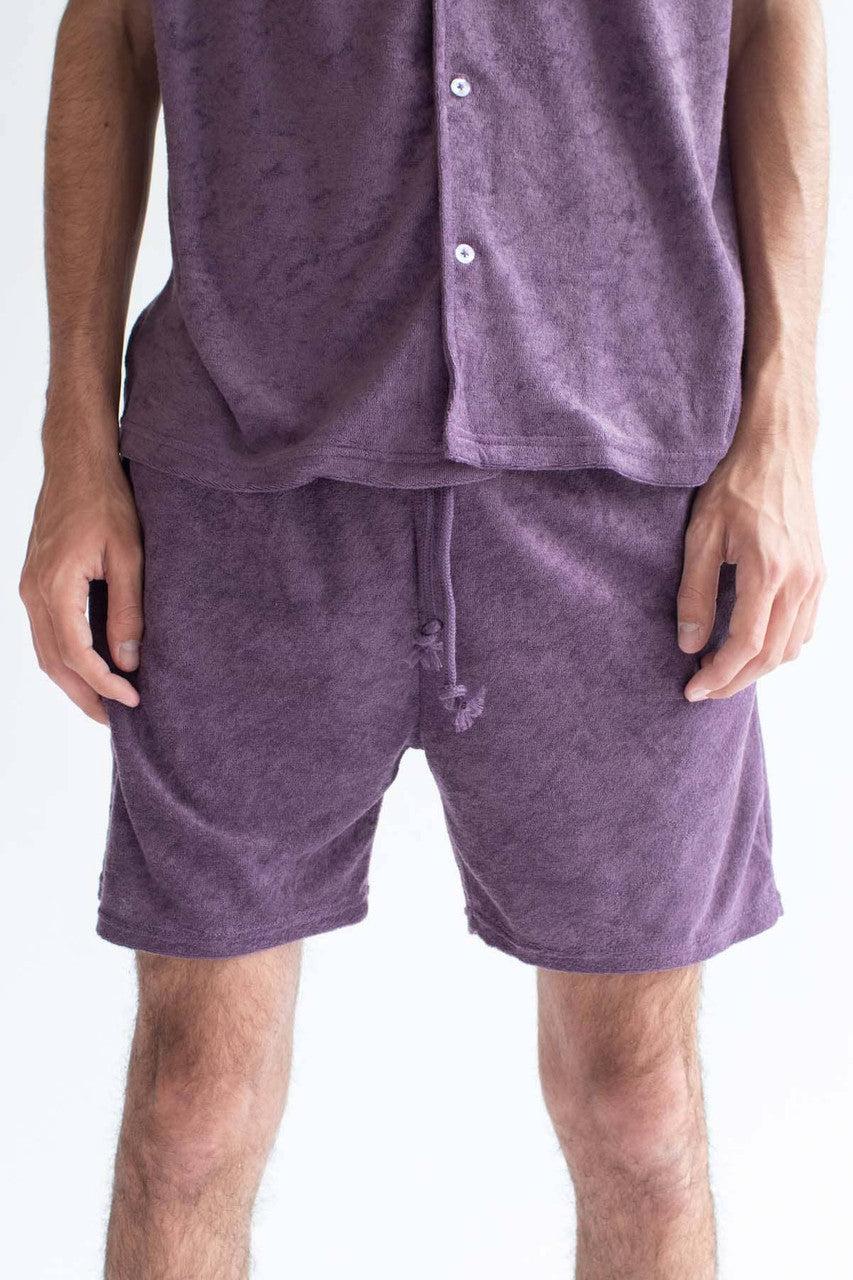 Plum Terry Shorts Product Image