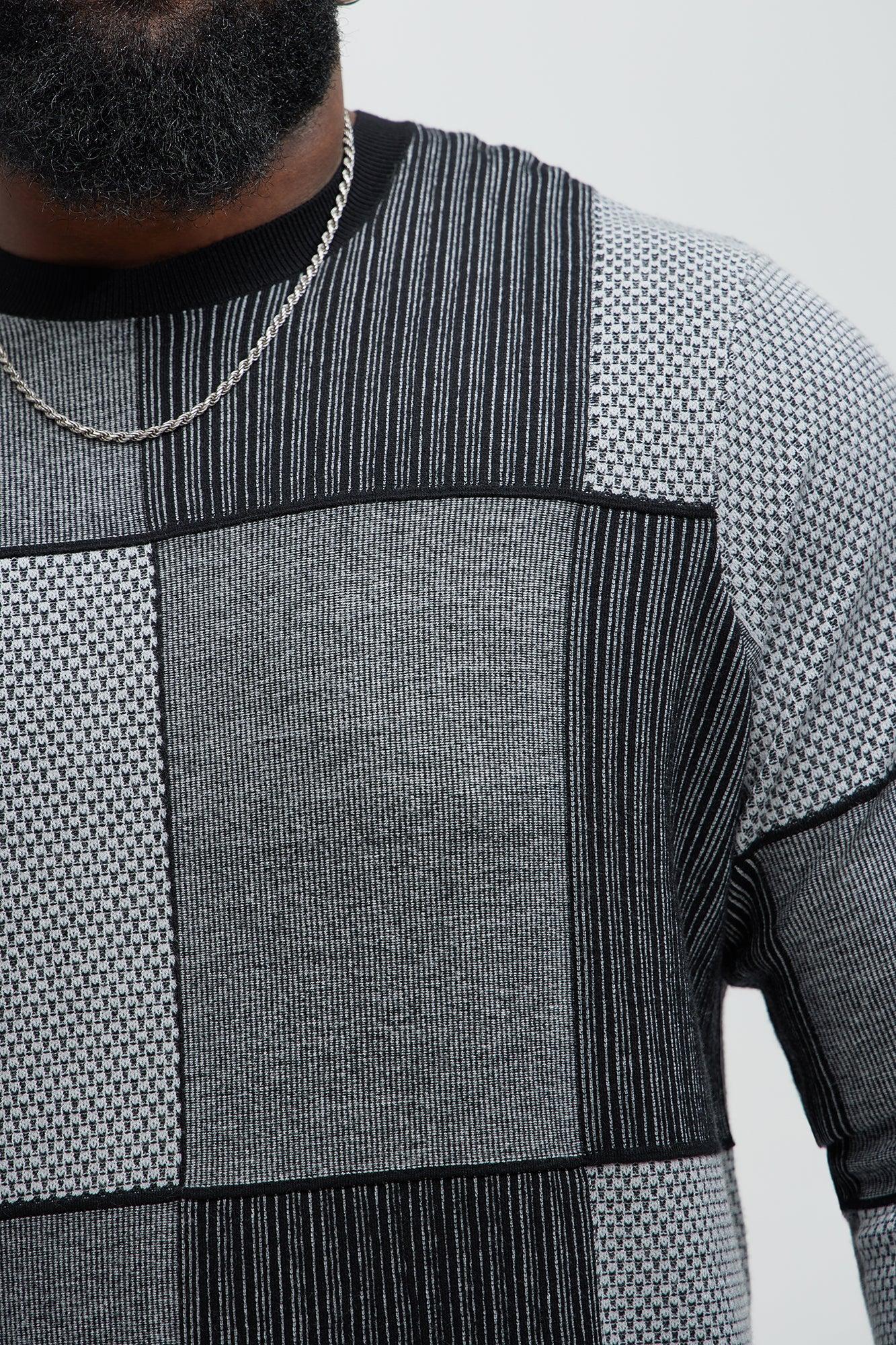 Better And Better Crewneck Sweater - Black/combo Male Product Image