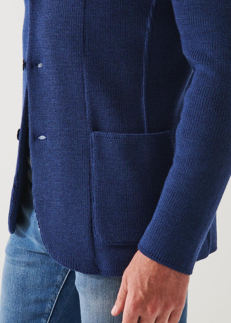 Patrick Assaraf Cardigan Mood Indigo Shirt Jacket Product Image