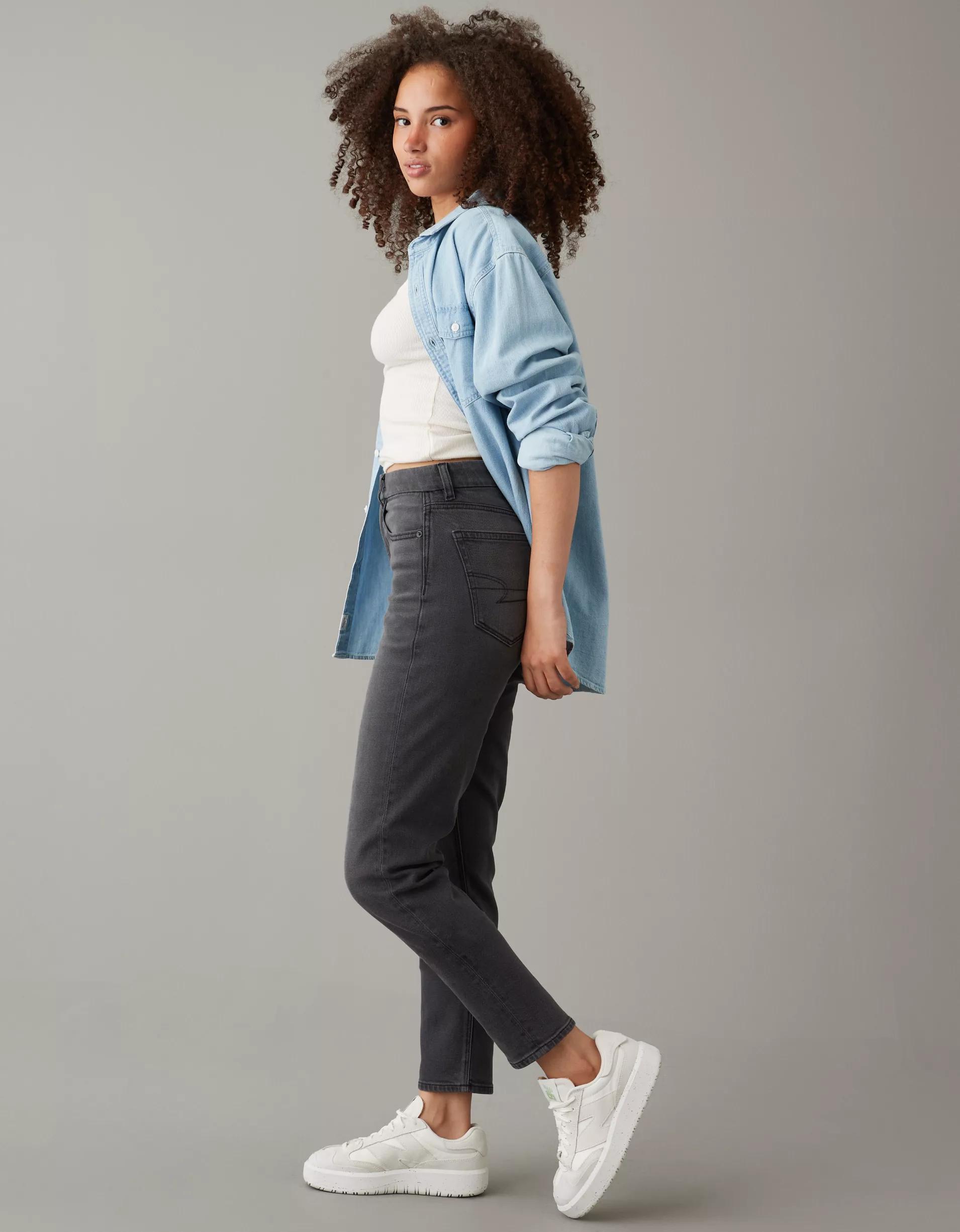 AE Stretch Curvy Mom Jean Product Image