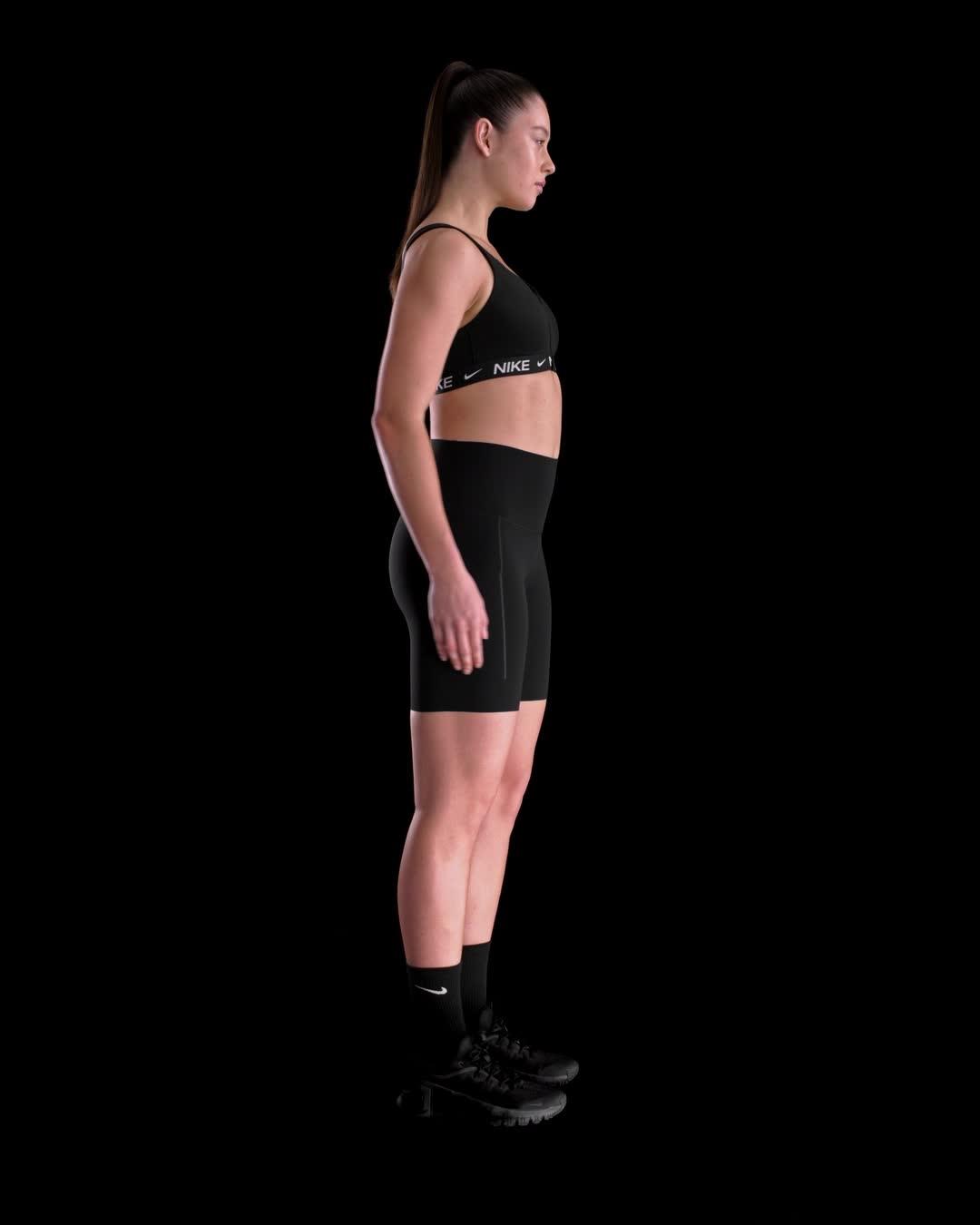 Nike Womens Indy High Support Padded Front-Zip Sports Bra | HQ2751-010 Product Image