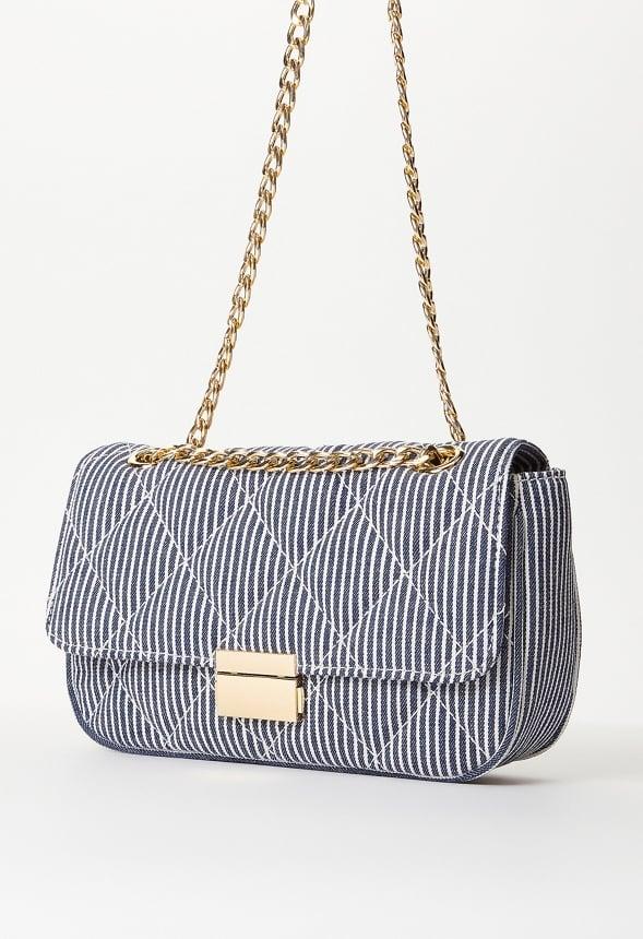 Quilted Push Lock Crossbody Product Image